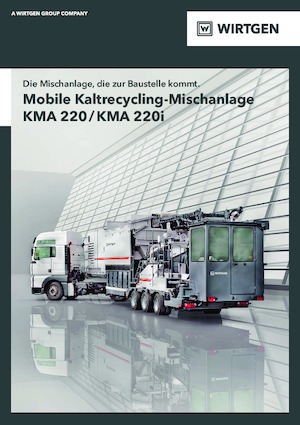 रोड रीसाइक्लिंग मशीन/-कोल्ड रीसाइकलर Wirtgen KMA 220i