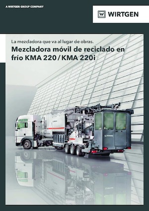 रोड रीसाइक्लिंग मशीन/-कोल्ड रीसाइकलर Wirtgen KMA 220i