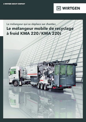 रोड रीसाइक्लिंग मशीन/-कोल्ड रीसाइकलर Wirtgen KMA 220i