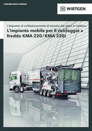 रोड रीसाइक्लिंग मशीन/-कोल्ड रीसाइकलर Wirtgen KMA 220i