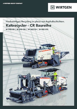 रोड रीसाइक्लिंग मशीन/-कोल्ड रीसाइकलर Wirtgen W 240 CR