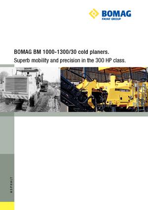 कोल्ड मिलिंग मशीन Bomag BM 1300/30