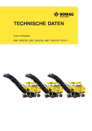 कोल्ड मिलिंग मशीन Bomag BM 1300/30