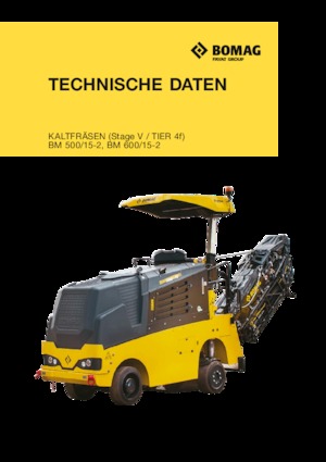 कोल्ड मिलिंग मशीन Bomag BM 600/15-2
