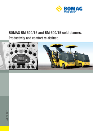 कोल्ड मिलिंग मशीन Bomag BM 500/15