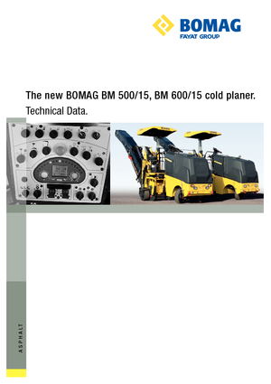 कोल्ड मिलिंग मशीन Bomag BM 500/15