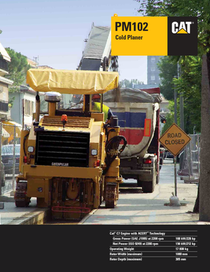 कोल्ड मिलिंग मशीन Caterpillar PM102