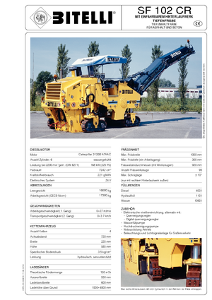 कोल्ड मिलिंग मशीन Bitelli PM 102 CR
