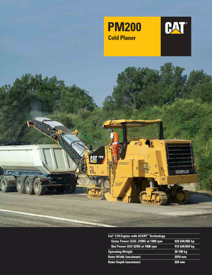 कोल्ड मिलिंग मशीन Caterpillar PM200