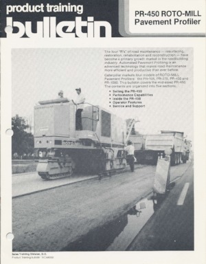 कोल्ड मिलिंग मशीन Caterpillar PR-450