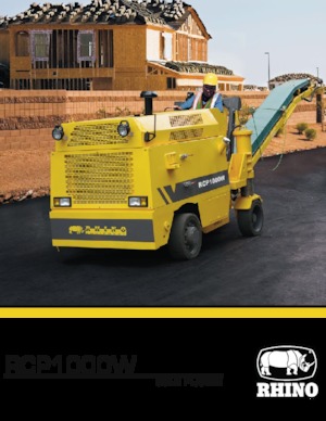 कोल्ड मिलिंग मशीन RHINO RCP1000W