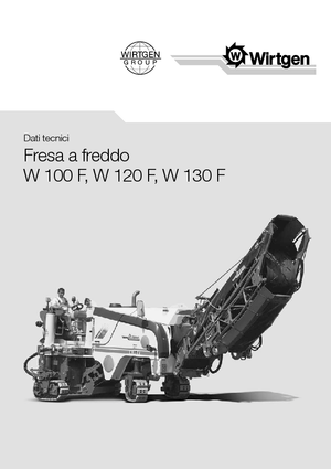 कोल्ड मिलिंग मशीन Wirtgen W 100 F