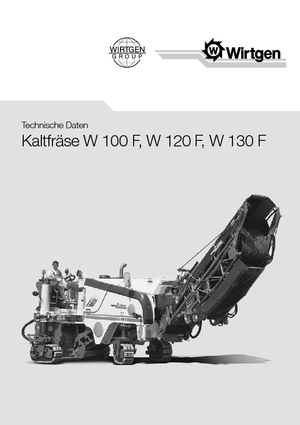कोल्ड मिलिंग मशीन Wirtgen W 100 F