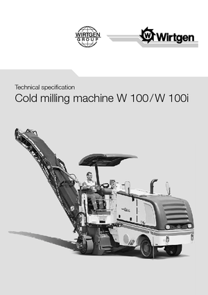 कोल्ड मिलिंग मशीन Wirtgen W 100 i