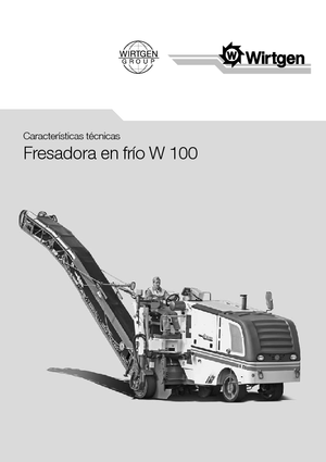 कोल्ड मिलिंग मशीन Wirtgen W 100