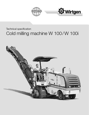 कोल्ड मिलिंग मशीन Wirtgen W 100