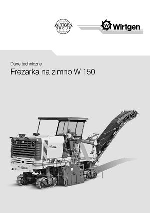 कोल्ड मिलिंग मशीन Wirtgen W 150