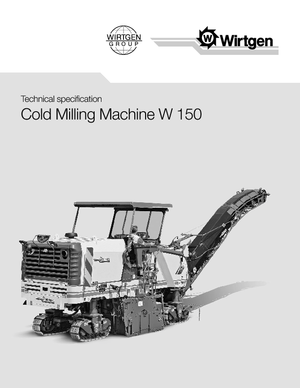 कोल्ड मिलिंग मशीन Wirtgen W 150