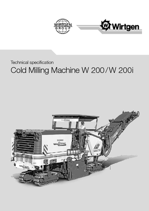 कोल्ड मिलिंग मशीन Wirtgen W 200 i