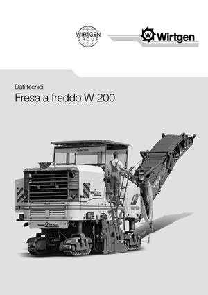 कोल्ड मिलिंग मशीन Wirtgen W 200