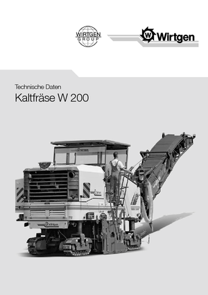 कोल्ड मिलिंग मशीन Wirtgen W 200