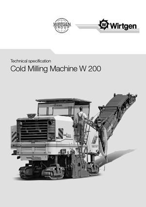 कोल्ड मिलिंग मशीन Wirtgen W 200
