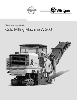 कोल्ड मिलिंग मशीन Wirtgen W 200