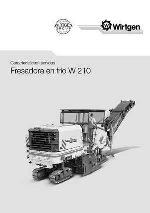 कोल्ड मिलिंग मशीन Wirtgen W 210