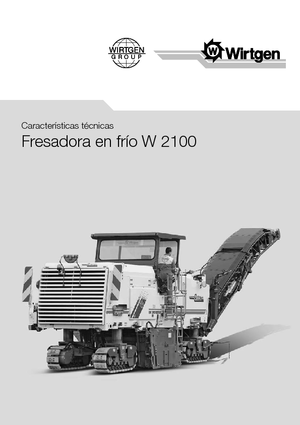 कोल्ड मिलिंग मशीन Wirtgen W 2100