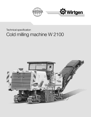 कोल्ड मिलिंग मशीन Wirtgen W 2100