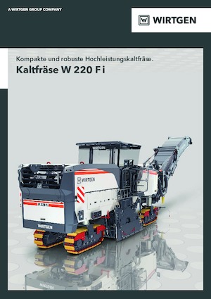 कोल्ड मिलिंग मशीन Wirtgen W 220 Fi