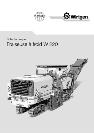 कोल्ड मिलिंग मशीन Wirtgen W 220