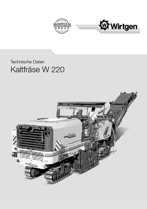 कोल्ड मिलिंग मशीन Wirtgen W 220