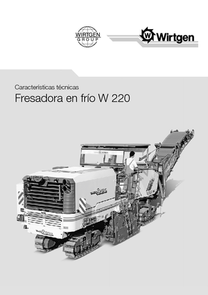 कोल्ड मिलिंग मशीन Wirtgen W 220