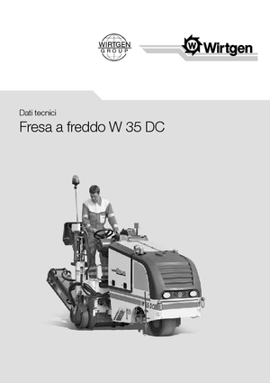 कोल्ड मिलिंग मशीन Wirtgen W 35 DC