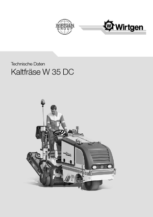 कोल्ड मिलिंग मशीन Wirtgen W 35 DC
