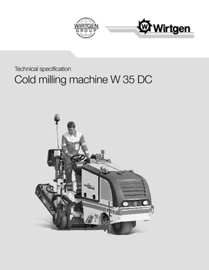 कोल्ड मिलिंग मशीन Wirtgen W 35 DC