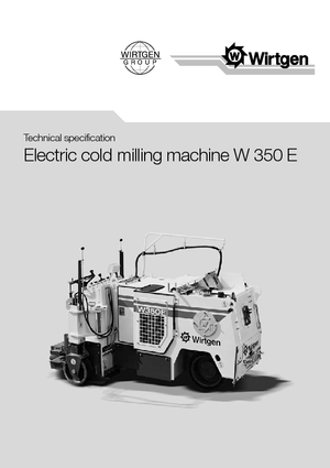 कोल्ड मिलिंग मशीन Wirtgen W 350