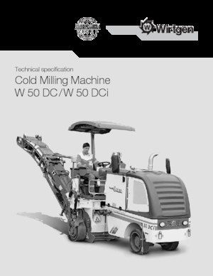 कोल्ड मिलिंग मशीन Wirtgen W 50 DCi