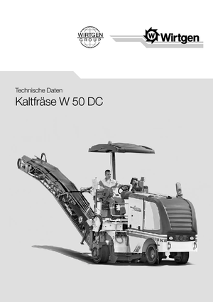 कोल्ड मिलिंग मशीन Wirtgen W 50 DC
