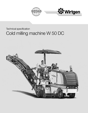 कोल्ड मिलिंग मशीन Wirtgen W 50 DC