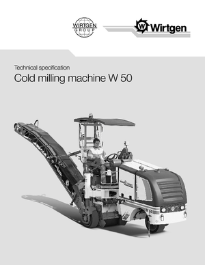 कोल्ड मिलिंग मशीन Wirtgen W 50