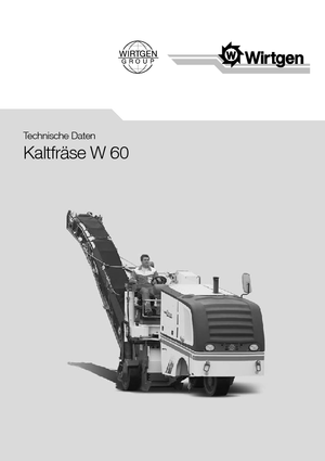 कोल्ड मिलिंग मशीन Wirtgen W 60