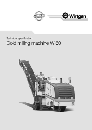 कोल्ड मिलिंग मशीन Wirtgen W 60