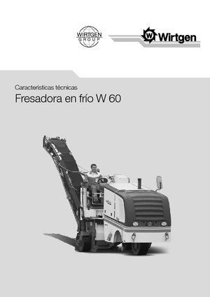 कोल्ड मिलिंग मशीन Wirtgen W 60