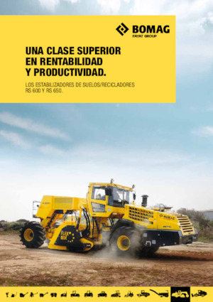 रोड रीसाइक्लिंग मशीन/-कोल्ड रीसाइकलर Bomag RS 600