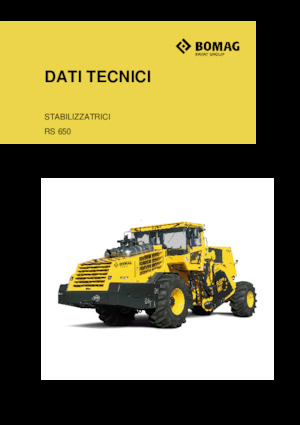 रोड रीसाइक्लिंग मशीन/-कोल्ड रीसाइकलर Bomag RS 650