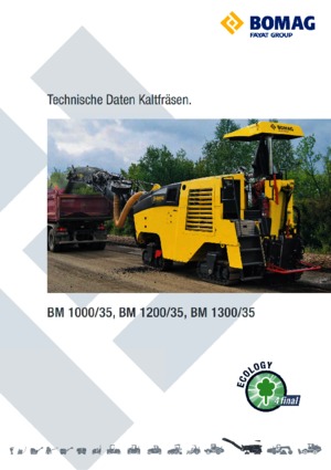 कोल्ड मिलिंग मशीन Bomag BM 1000/35