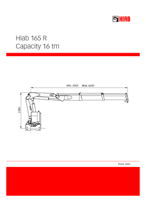 रोलोडिंग क्रेन Hiab 165 R-F3