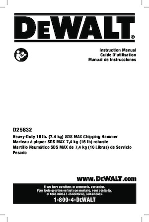 रोटरी हैमर DEWALT D25832K